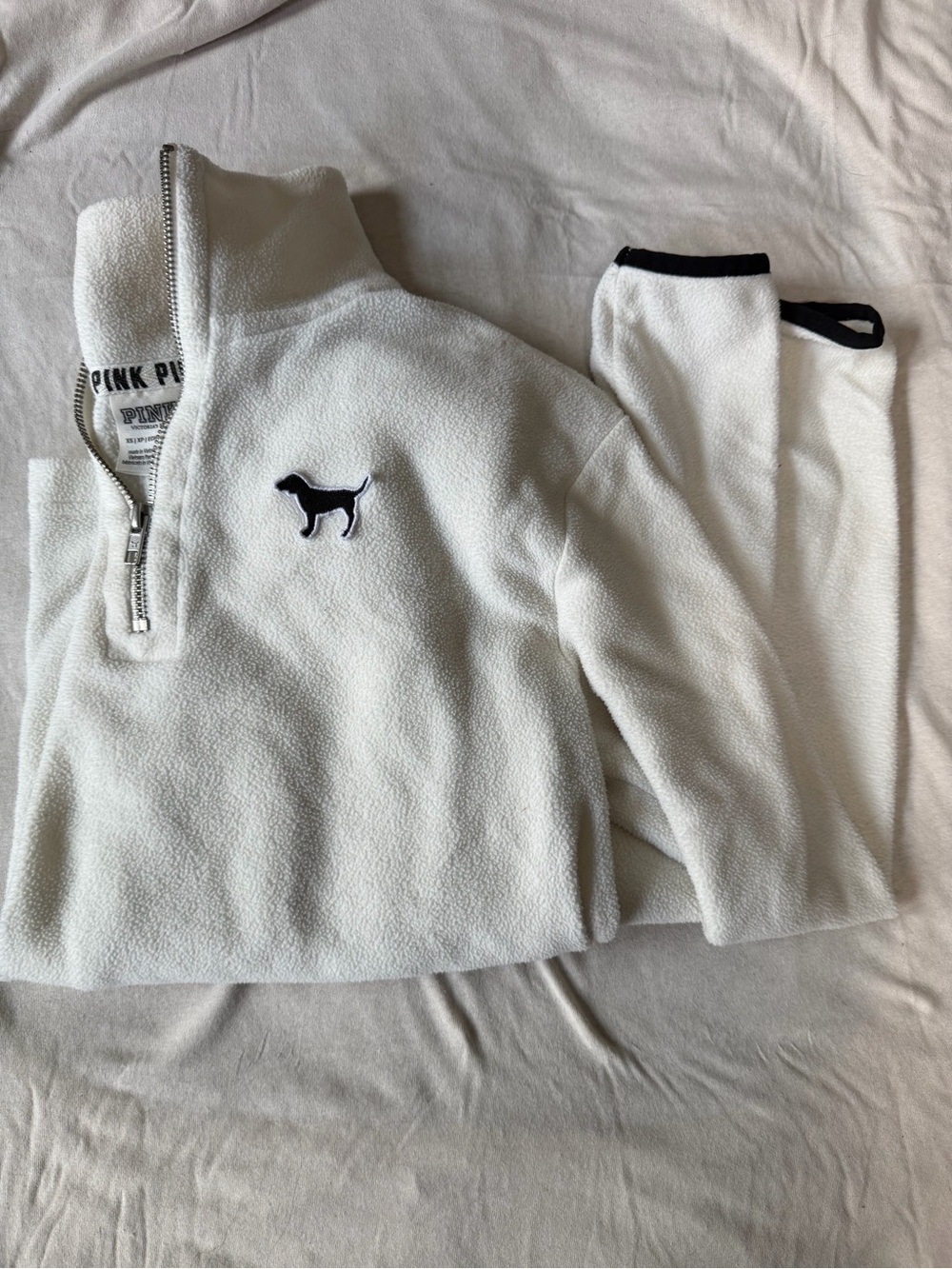 Pink Victoria Secret 1/4 Zip Sweater